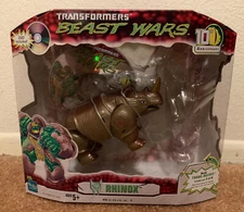 Hasbro Beast Wars 10th anniversary Transformers Rhinox Voyager with DVD