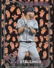 2024 Topps Update Jacob Stallings Ghost Halloween Parallel SP #US246 Rockies