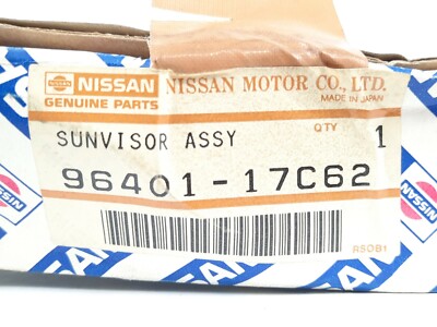 1990-1996 Nissan 300zx Z32 Black Sun Visor Sun Shades Left Right