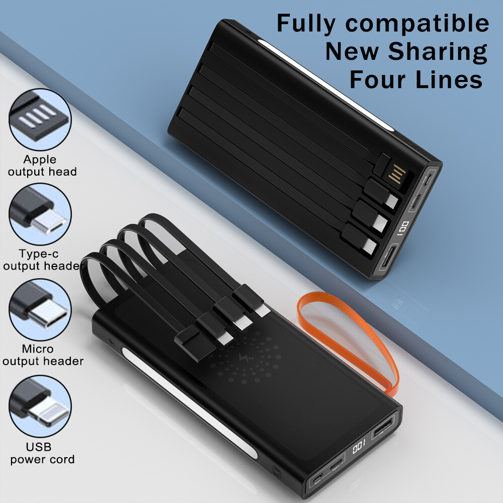 Wireless Power Bank Backup Portable Fast Charger 9000000mAh External Battery Wireless Power Bank Backup Portable Fast Charger 9000000mAh External Battery