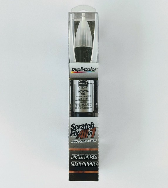 DupliColor Scratch Fix Paint Pen ATY1615 Toyota Titanium/silver 1d4