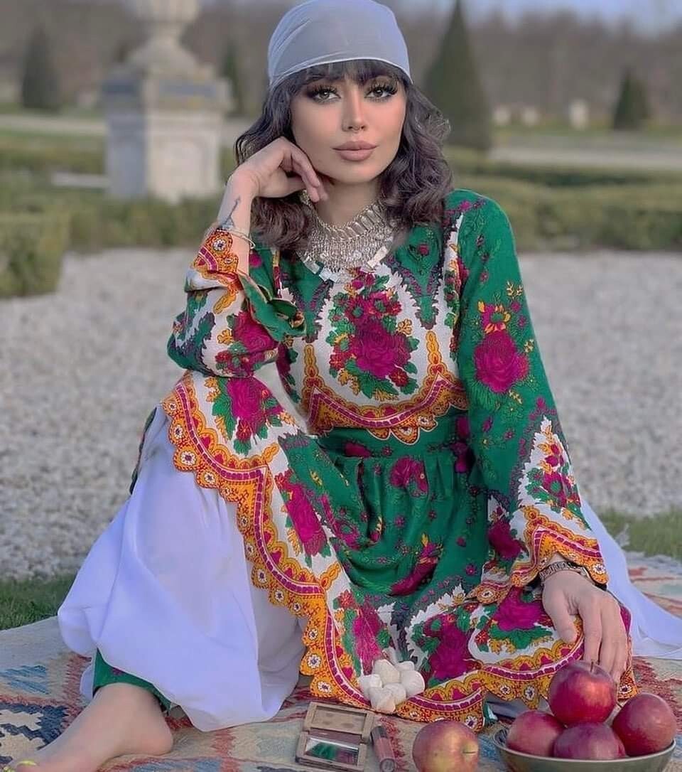 Afghan Dress -Tribal Kuchi Dress - Kuchi dress for women Multi Color Afghan Dress -Tribal Kuchi Dress - Kuchi dress for women Multi Color