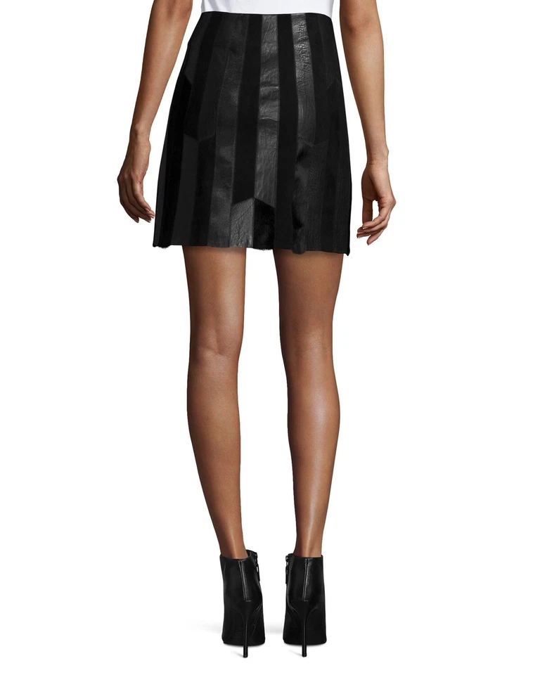 Falda de cuero Derek Lam 10 Crosby talla 4 Foto 2 de 4