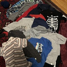18 Piece Lot: Hanna Andersson Old Navy Cat  Jack Boys 10-11 Medium Pants Shirts