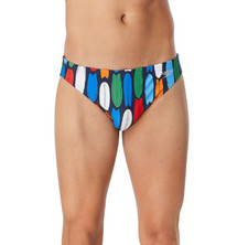 New Speedo Men's Floatable Print Beachstar 2" Brief High Risk 38" 800237700