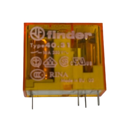 Lot De 2 Relais électriques FINDER 40.31-06 - 6V DC, Contacts 250V 10A - Neufs