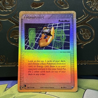 Pokenav 88/109 Reverse Holo Ruby and Sapphire Pokemon Card LP