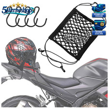 Cargo Net Motorrad Gep&auml;cknetz mit 4 Haken f&uuml;r Fahrrad Helmnetz Zubeh&ouml;r