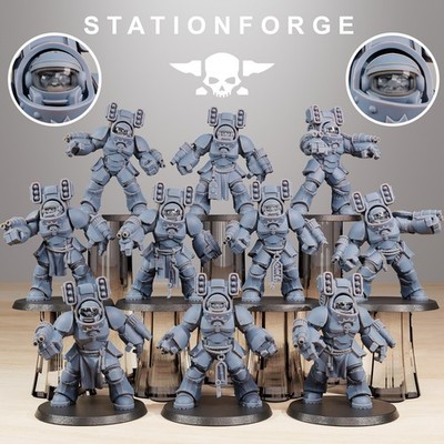 Station Forge Miniatures Socratis Support Vanguard Sci Fi Grim Dark Proxy Figure