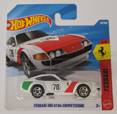 Hot Wheels FERRARI 365 GTB4 Competizione 62/250-2026 JJL06 Hot Wheels Ferrari