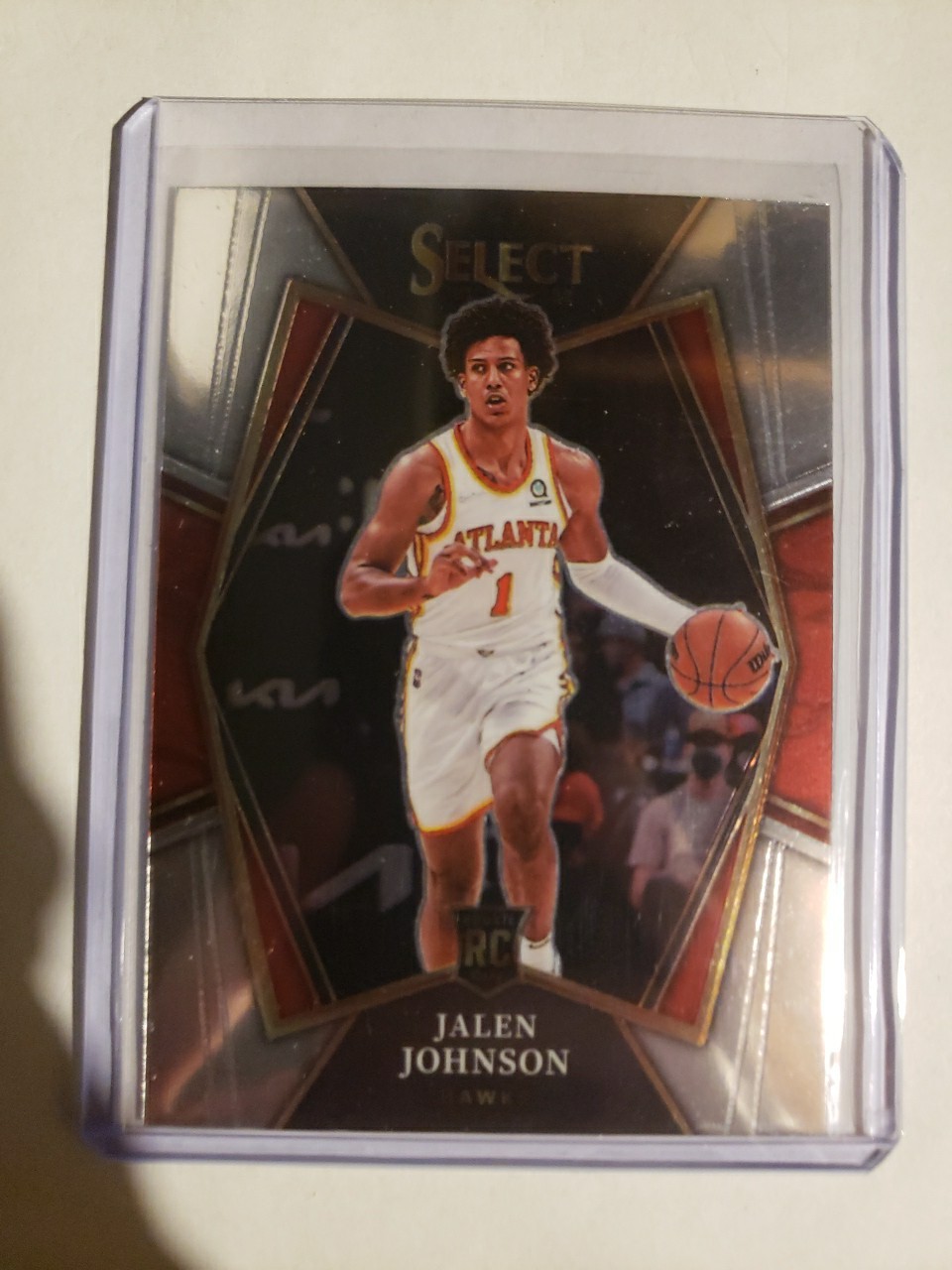 Jalen Johnson 2021-22 Select Premier Level Rookie Rc #200 Hawks