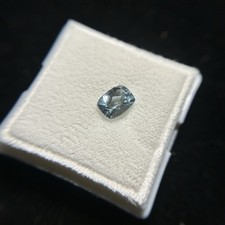1.35ct Unheated Aquamarine, 9x7mm Cushion Cut