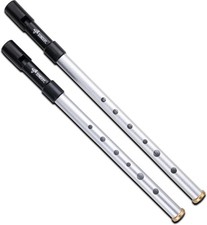 Sondery Irish Tin Whistles Set Key of C and D Made from Silver