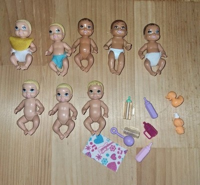 Barbie Skipper Baby Sitter Inc  Accessories Diaper Bib Bottle Krissy Bathtime