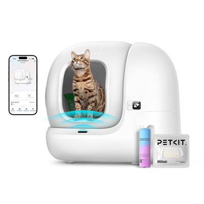 #ad PETKIT Puramax 2 Automatic Self Cleaning Cat Litter Box App Control WHITE $355.61