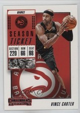 2018-19 Panini Contenders Season Ticket Vince Carter #22 HOF 1a1r