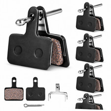 4 Pairs MTB Disc Brake Pads Resin Semi-Metallic Quiet W/ Install Kit E-Bike New