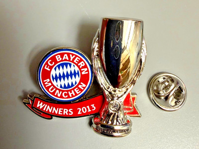 Bayern München Pin UEFA Super Cup Winners 2013 - Neu / OVP