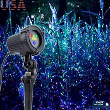 Outdoor Laser Lights Projector RGB Star Motion Effect Waterproof Garden Decor US