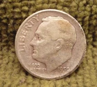 1950-S Rooseve Dime 90% Silver 10 cent BETTER DATE actual coin shown FREE SHIP