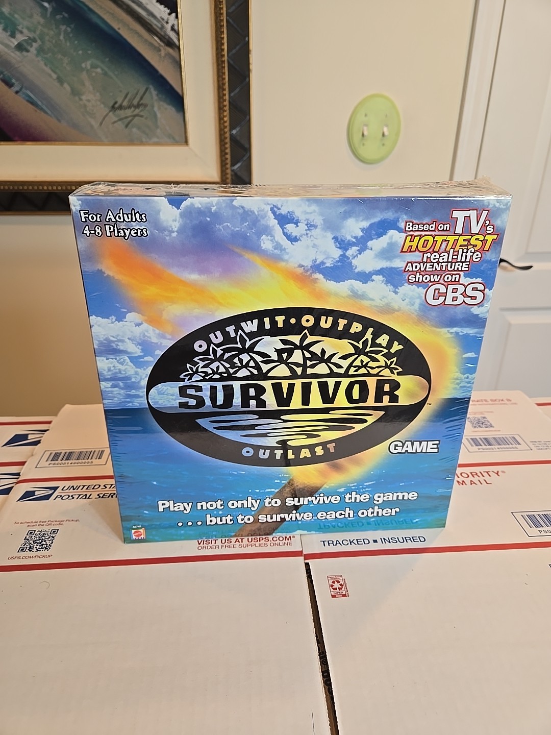 Survivor Outwit Outplay Outlast Board Game-Mattel 1st Editio