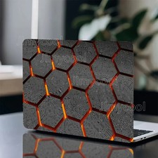 2x Science Fiction Hexagonal Laptop Stickers Scratch Resistant for 12 To 15-inch