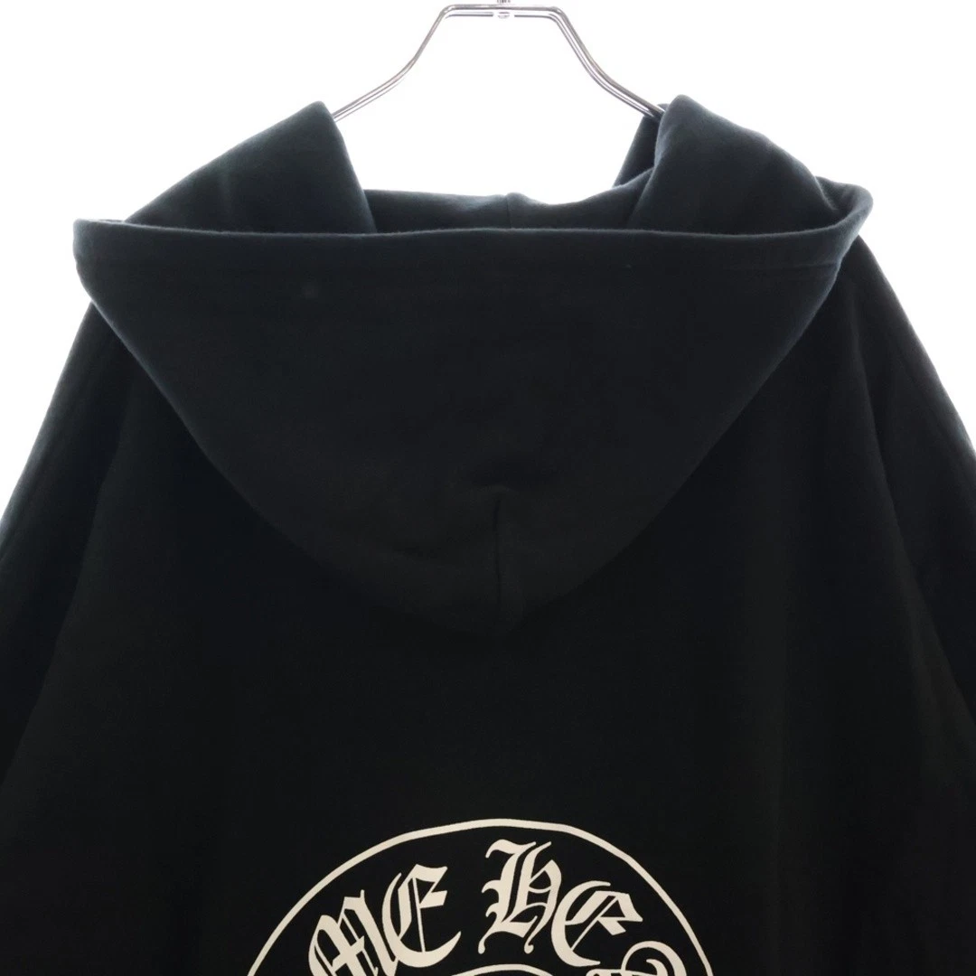 Felpa con cappuccio Chrome Hearts SWTSHRT HD zip Osaka posteriore ferro di cavallo pugnale nera usata 61cfa