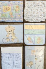 Vintage Precious Moments Lot Crib Accessory Set Musical Wall Art New In Package