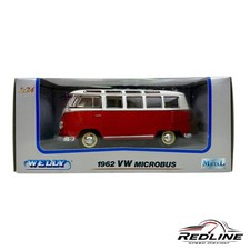 WELLY 1962 VW MICROBUS Red White 1:24 B1