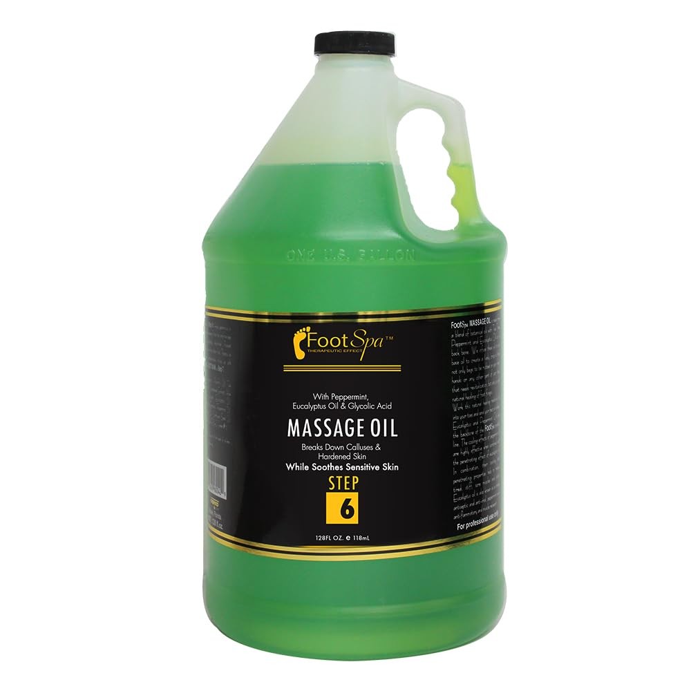 Foot SPA - Massage Oil, Eucalyptus Extract, 128 Oz - Profess