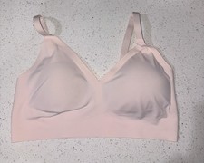 True Bra Size M Pink Wireless Adjustable Pullover