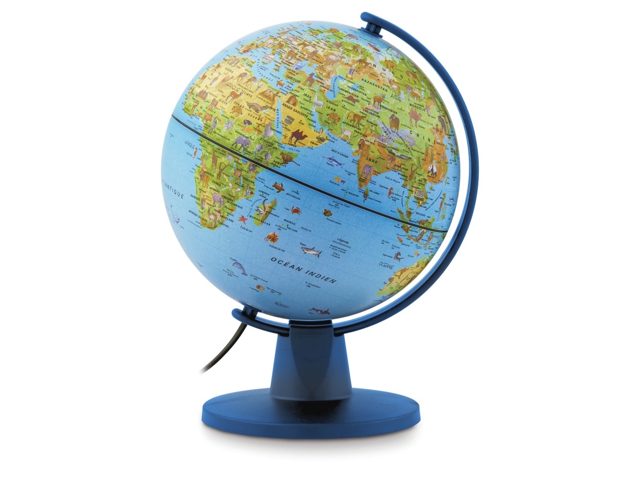 Mappamondo 16cm Safari Luce 5v 0316lcsait7bb04b