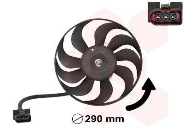 VAN Wezel LüFter MotorküHlung MotorlüFter KüHlerlüFter 5888745-image