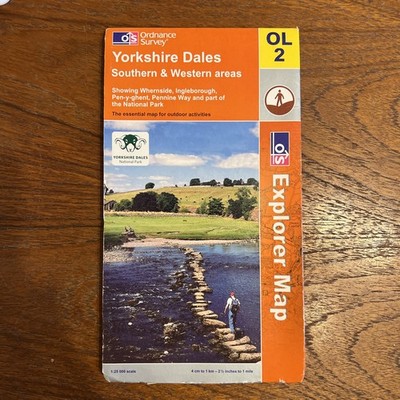 Yorkshire Dales: Southern and Western Ar... by Ordnance Survey Sheet map, folded