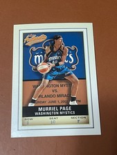 2002 Fleer Authentix WNBA - Murriel Page #70 Washington Mystics