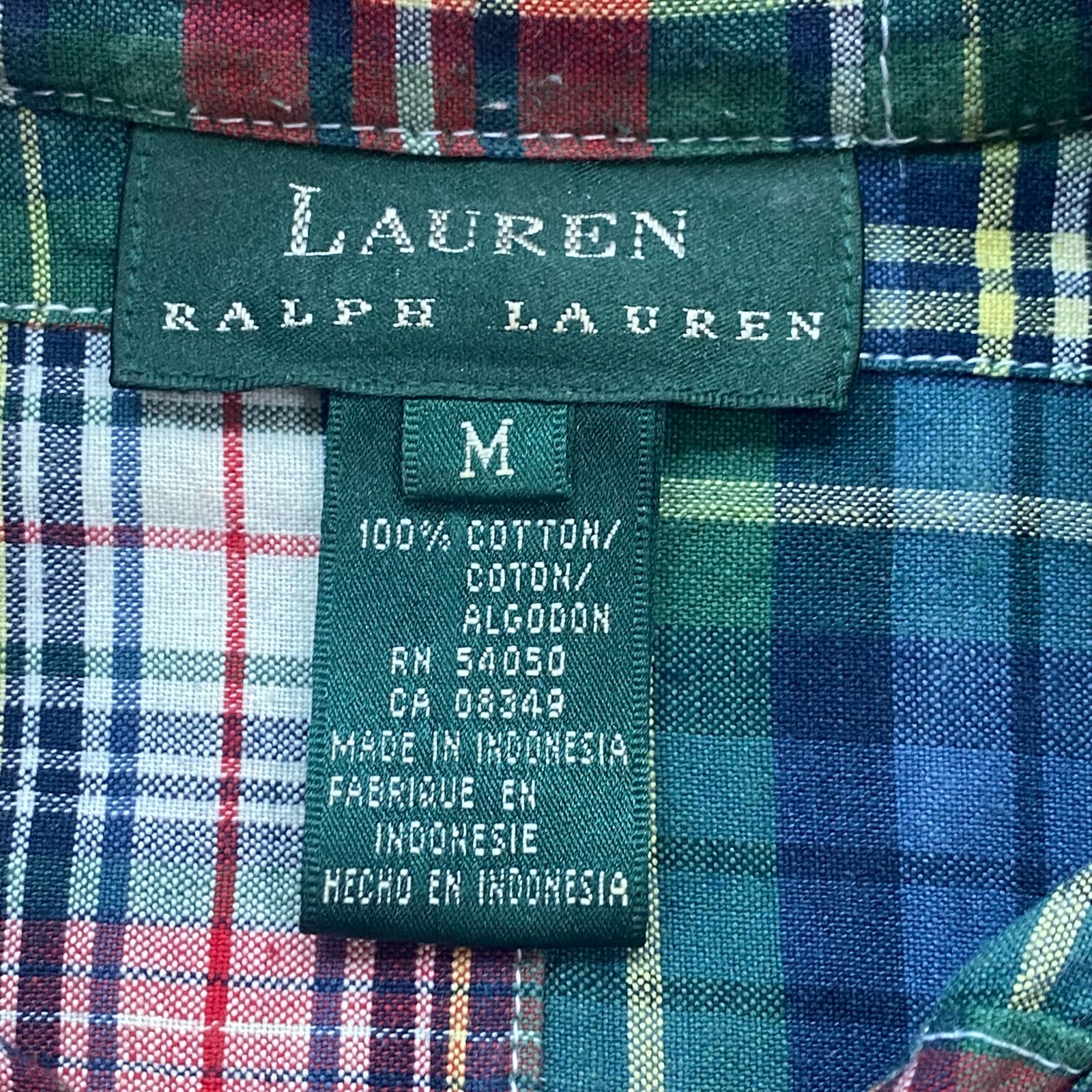 Ralph Lauren Women's Patchwork Button Up Madras P… - image 6