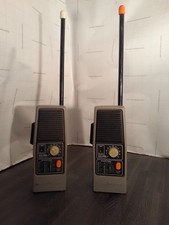 Vintage General Electric 3-5954A Walkie Talkie Pair TESTED WORKS