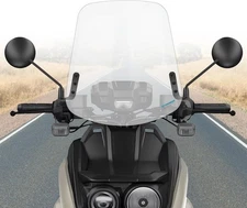 M MATI Scooter Windshield with Hardware for Yamaha Zuma 125 YW125 2009-2021