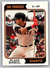2023 Topps Heritage #618 Blake Sabol RC - San Francisco Giants