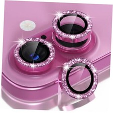 Compatible for iPhone 16 /iPhone 16 Plus Camera Lens Protector Bling, 9H