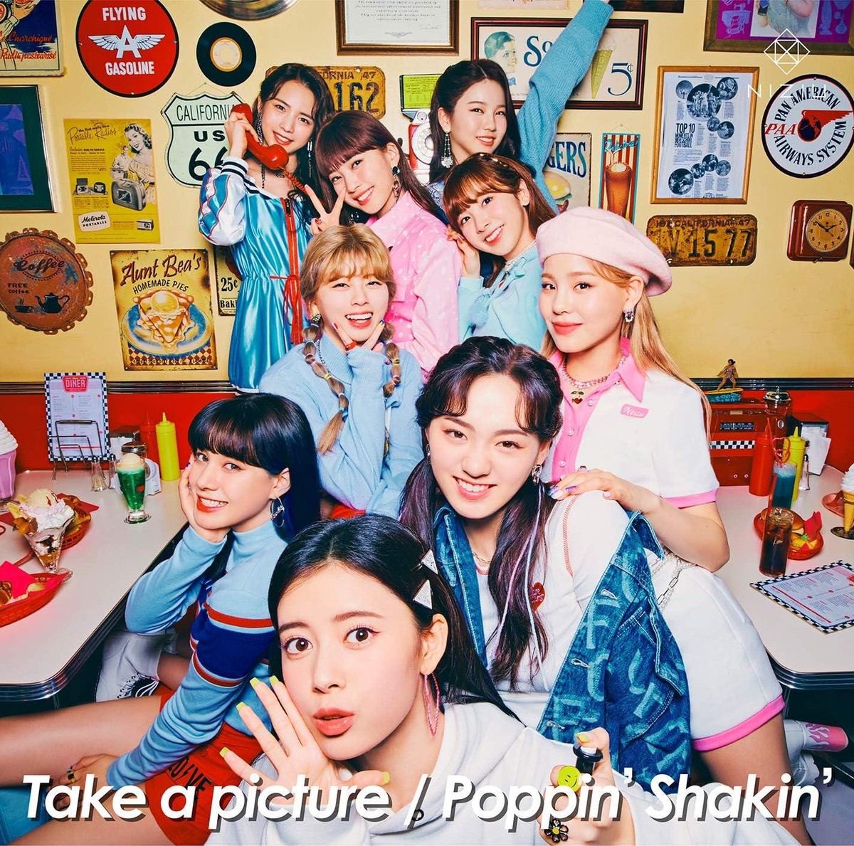 K-POP・アジア NiziU CD Take a pictur / Poppin' Shakin' CD Take a picture/Poppin' Shakin' (Standard Edition) Japan