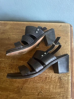 NEW Rag & Bone NEW YORK Folsom Sandals black 39,5 - MSRP $450 - Bild 1 von 3