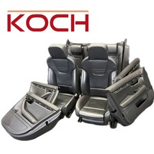 RECARO rivestimento in pelle AUDI A4 S4 B6 B7 8E PELLE NERO sedili sportivi