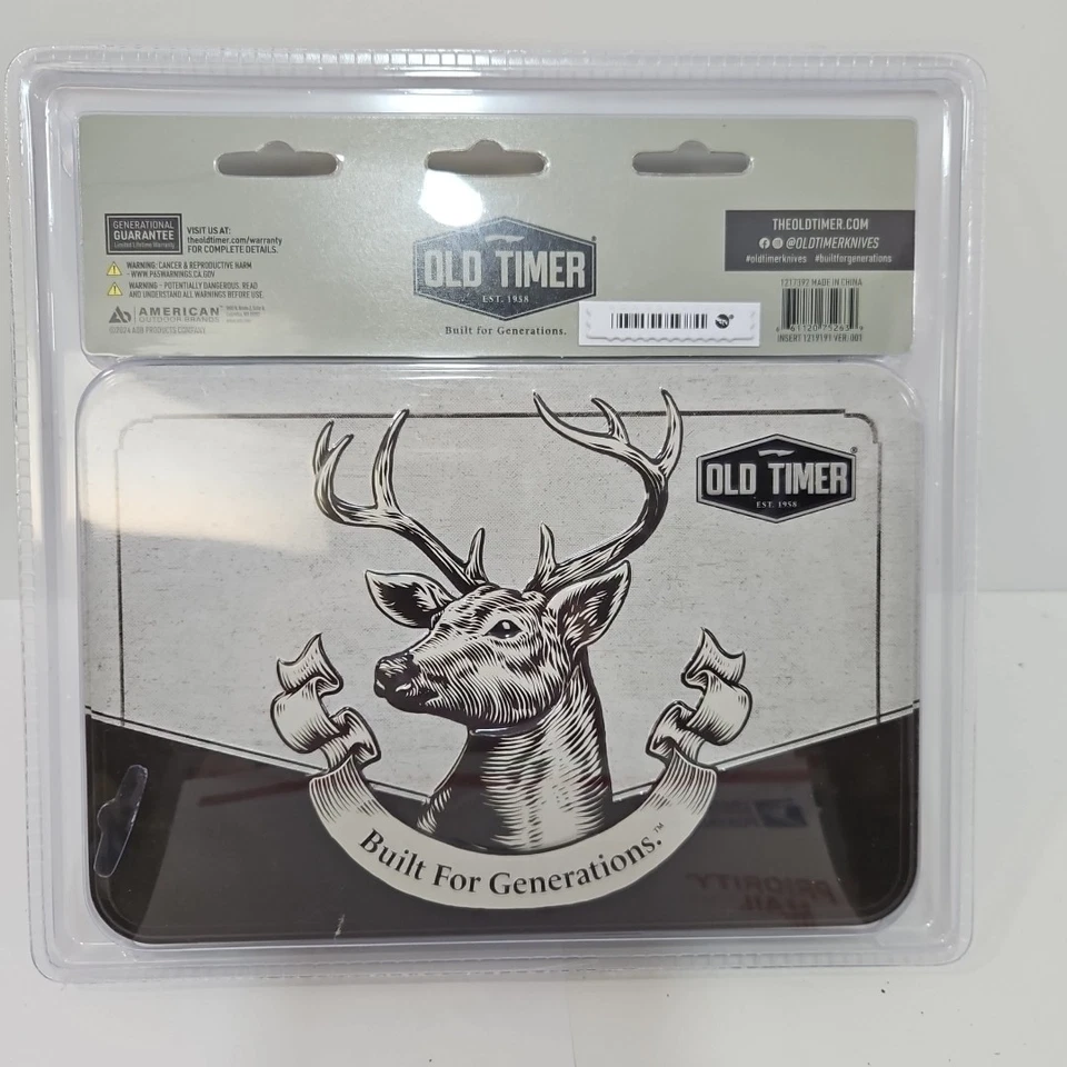 Old Timer Limited Edition Gift Set Pocketknives, money clip, pen, collector tin. - Image 3 of 3