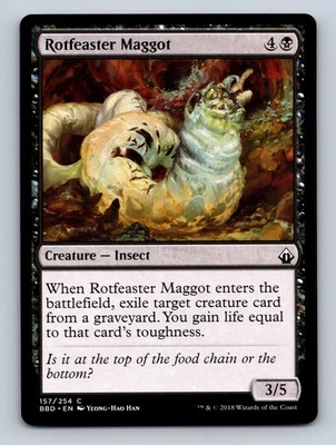 MTG Magic The Gathering Rotfeaster Maggot Battlebond Regular - Image 1 of 2