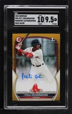 2023 Bowman Gold Border 46/50 Freili Encarnacion #PPA-FE SGC 9.5 Mint+ Auto 13x7