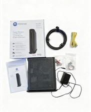 Motorola MG7540 Cable Modem AC1600 WiFi Router DOCSIS 3.0 Dual Band 16x4 12V DC