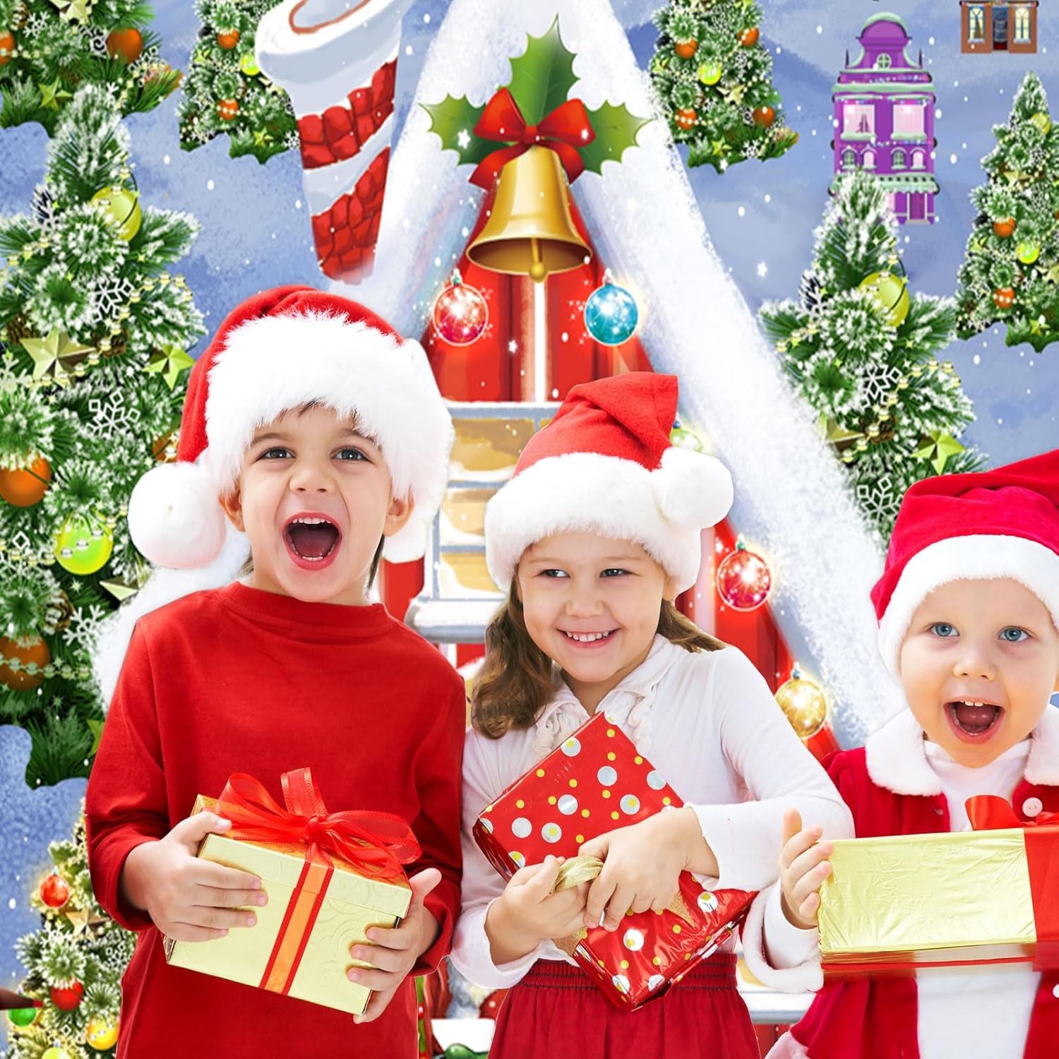 Sumind Christmas Door Cover as pictures shown, As the Picture Shown 