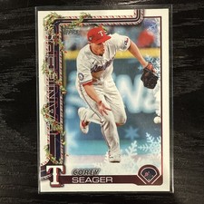 2025 Topps Holiday Corey Seager #H125 Holiday Back SP