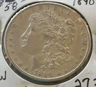1890 Morgan Silver Dollar